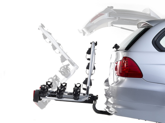 Atera Strada Sport M3 + adapter na 4 rower - bagażnik na hak na 4 rowery (czarny)