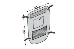 Przegroda dla psa LAMPA PET-4 bariera mocowana do przednich foteli 50x66cm