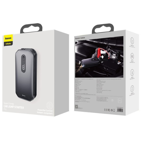 Power Bank rozrusznik BASEUS Super Energy Pro Power Bank 12000mAh z funkcją rozruchu 12V