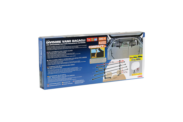 Przegroda bagażnika LAMPA GRG-9 Compact bariera dla psa/bagażu 85-140cm