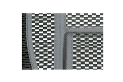 Poduszka na fotel samochodowy LAMPA Fresco-Sport szara, bambusowa