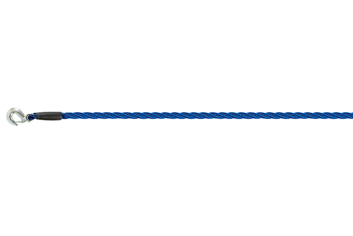Linka holownicza z hakami LAMPA pas holowniczy 4m/18mm/5t niebieski