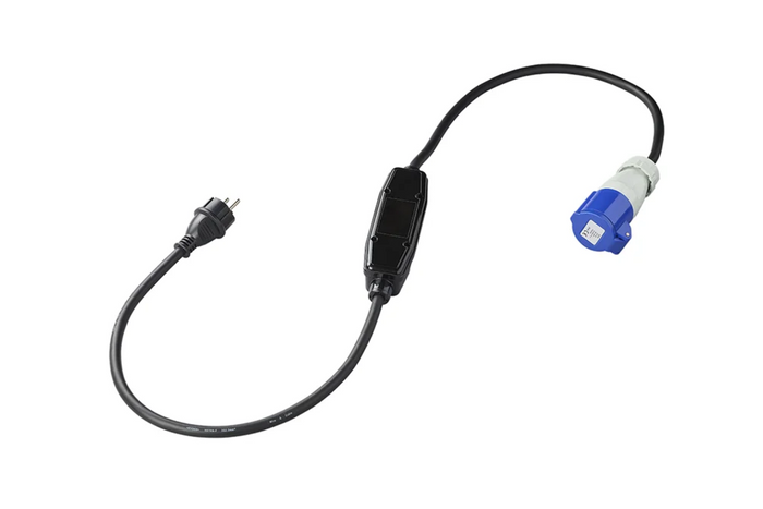 Przewód przejściówka Schuko /CEE ProPlus 373589V01DE wyłącznik różnicowoprądowy 150cm