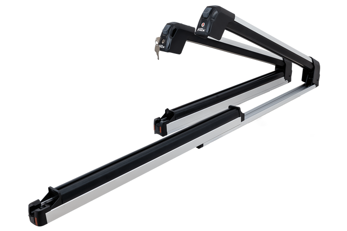 Inter Pack Frostline 6 - wysuwany aluminiowy uchwyt na 6 par nart lub 4 deski