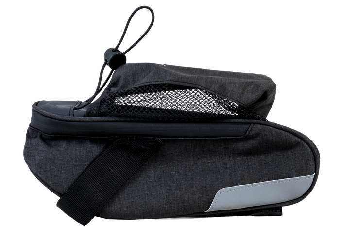 Torba pod siodełko rowerowe z kieszenią na bidon PROFEX 82318 Long Black Lux
