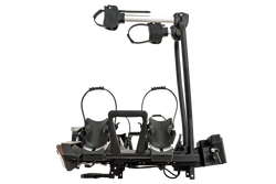 Inter Pack Velox 2 LED - składany bagażnik rowerowy na hak na 2 rowery ze światłami LED