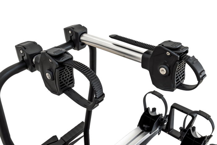 Inter Pack Velox 2 LED - składany bagażnik rowerowy na hak na 2 rowery ze światłami LED