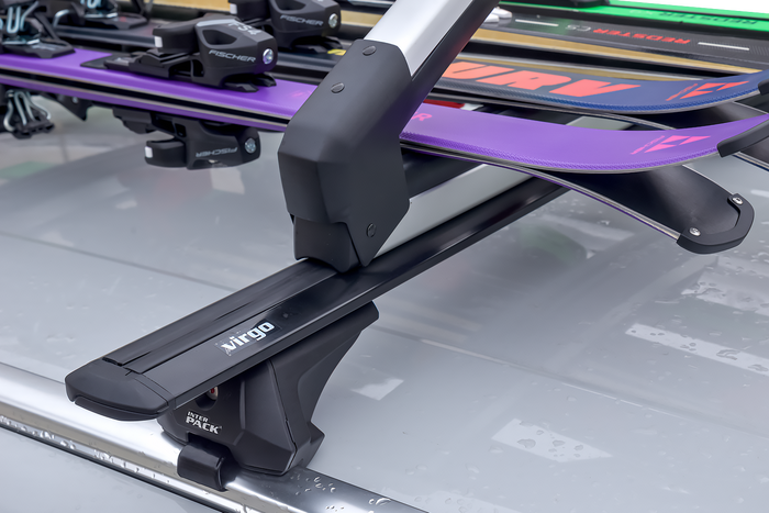 Inter Pack Frostline 4 - aluminiowy uchwyt na 4 par nart lub 2 deski