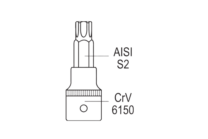 Zestaw dwunastu kluczy TORX na szynie YATO YT-04331