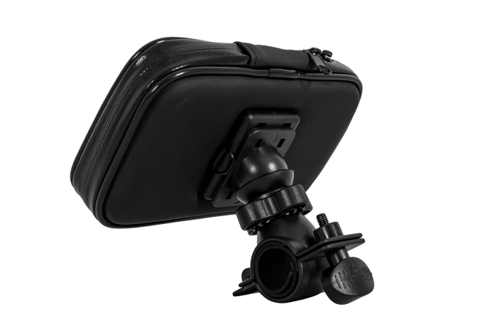 Uchwyt rowerowy na kierownicę z pokrowcem do telefonu PROFEX 91619