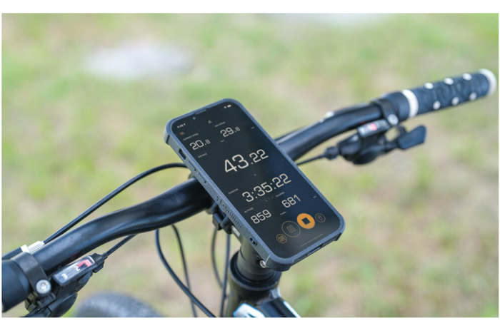 Uchwyt na telefon LAMPA Strap mocowanie na kierownicę