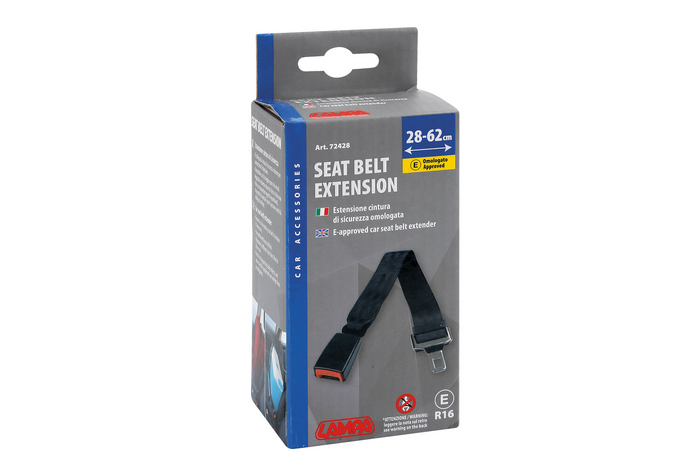 Przedłużacz pasa bezpieczeństwa LAMPA atest R16 28-62cm
