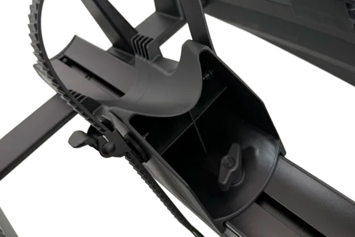 Inter Pack Velox 3 LED - składany bagażnik rowerowy na hak na 3 rowery ze światłami LED