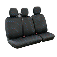 Komplet pokrowców na fotele samochodowe LAMPA Dido-2 szare, do busów i vanów