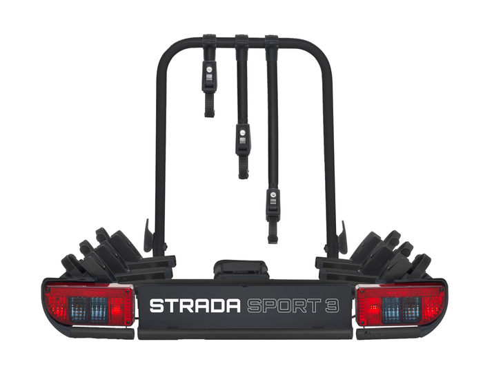 Atera Strada Sport M3 + adapter na 4 rower - bagażnik na hak na 4 rowery (czarny)