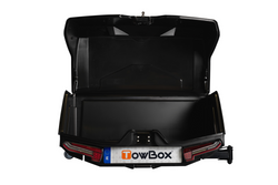 Towbox Camper Alpha czarny LED (short) - bagażnik box montowany na hak