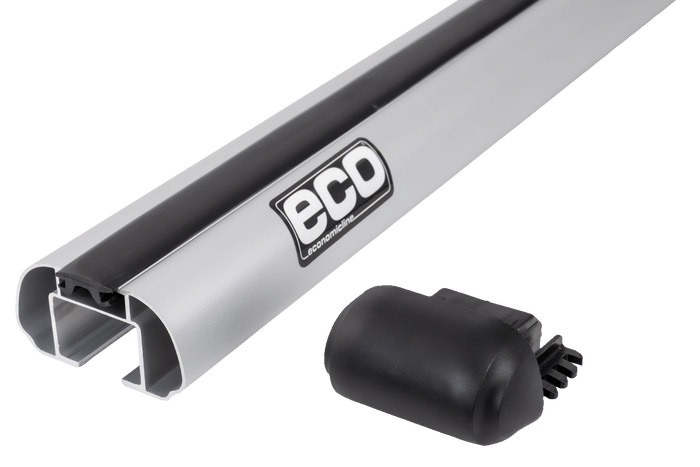 Bagażnik dachowy Eco Alubase 120 -  uniwersalny, aluminiowy bagażnik na relingi