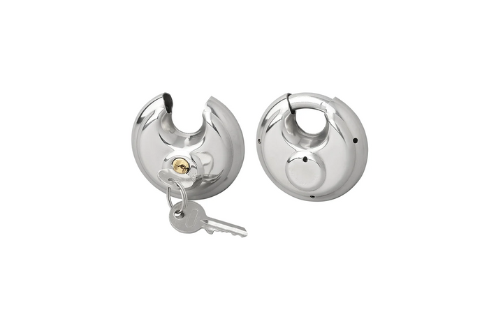 Komplet dwóch kłódek okrągłych ProPlus 341319S zamki dyskowe 70mm