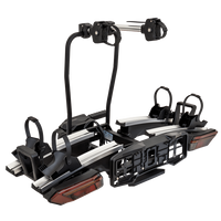 Inter Pack Velox 2 LED - składany bagażnik rowerowy na hak na 2 rowery ze światłami LED