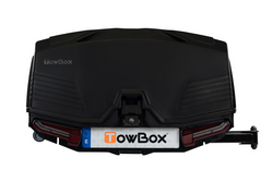 Towbox Camper Alpha czarny LED (long) - bagażnik box montowany na hak