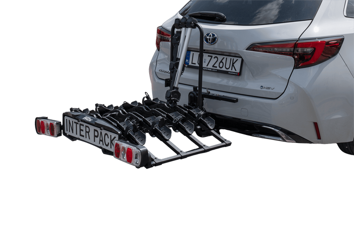 Inter Pack Quattro Fold - bagażnik rowerowy na hak na 4 rowery