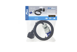 Adapter z wtyczką CEE i gniazdem ze stykiem ochronnym 16A 230V ProPlus 373530DE kabel 150cm