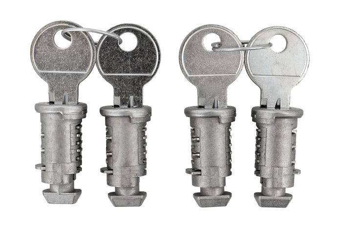 Zestaw uniwersalnych zamków i kluczy (4 szt.)