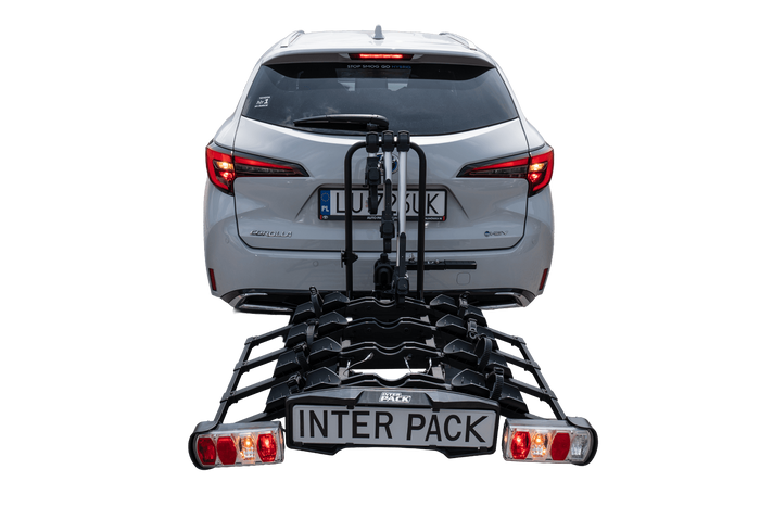 Inter Pack Quattro Fold - bagażnik rowerowy na hak na 4 rowery