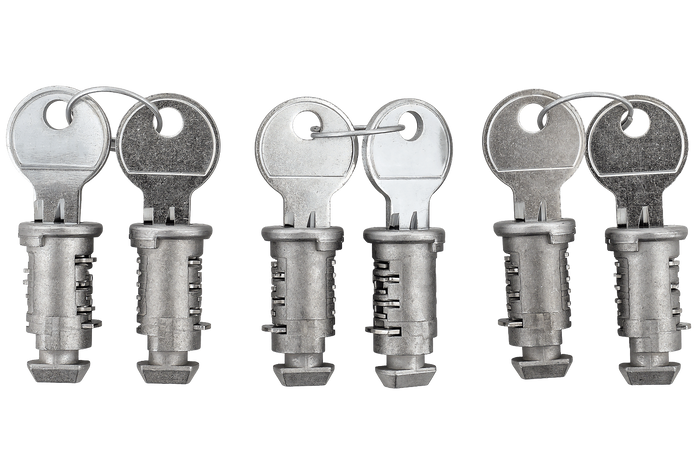 Zestaw uniwersalnych zamków i kluczy (6 szt.)