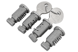 Zestaw zamków i kluczy Atera (4 szt. + 2 klucze) 083010