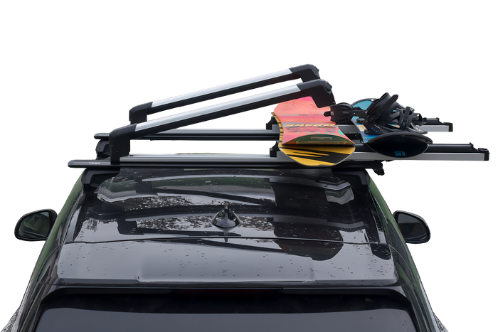 Inter Pack Frostline 6 - wysuwany aluminiowy uchwyt na 6 par nart lub 4 deski