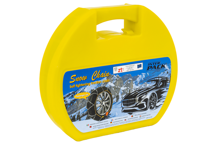 Łańcuchy śniegowe Inter Pack KNS 110 - 9mm z urządzeniem samonapinającym