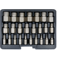 Wykrętaki do uszkodzonych śrub wewnętrznych YATO YT-06034 3-23mm 25el.