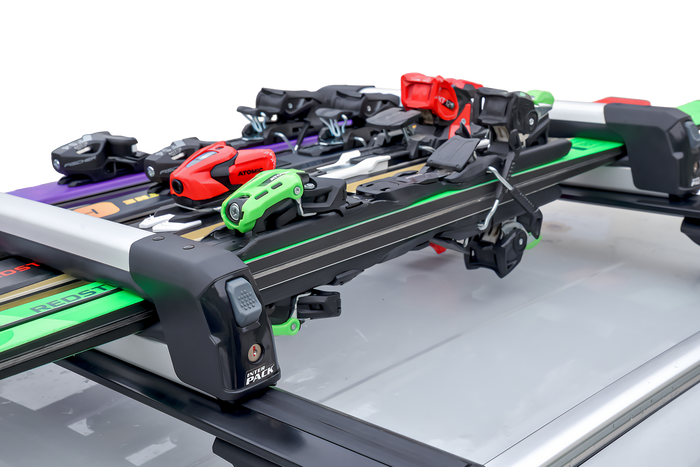 Inter Pack Frostline 4 - aluminiowy uchwyt na 4 par nart lub 2 deski