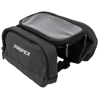 Torba z 2 kieszeniami na ramę roweru i etui na telefon PROFEX 93015