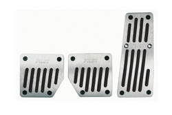 Nakładki na pedały LAMPA TOURING BLACK PILOT aluminiowe z gumą antypoślizgową