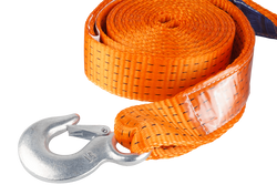 Linka holownicza z hakami HERMON pas holowniczy 4,5m/50mm/5t pomarańczowy