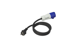 Adapter z wtyczką ze stykiem ochronnym i gniazdem CEE 16A ProPlus 373527DE kabel 150cm
