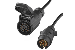 Adapter przejściówka ProPlus kabel do gniazda haka przyczepki 7/13 PIN 80cm