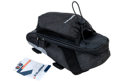 Torba pod siodełko rowerowe z kieszenią na bidon PROFEX 82318 Long Black Lux