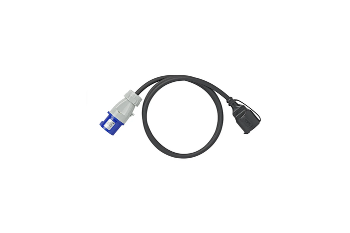 Adapter z wtyczką CEE i gniazdem ze stykiem ochronnym 16A 230V ProPlus 373530DE kabel 150cm