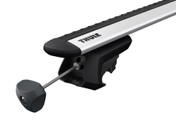 Bagażnik dachowy na relingi Thule Wingbar Evo Black 7115 + Thule Evo Raised Rail 7104