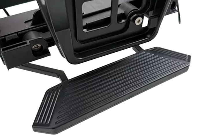 Inter Pack Velox 3 LED - składany bagażnik rowerowy na hak na 3 rowery ze światłami LED