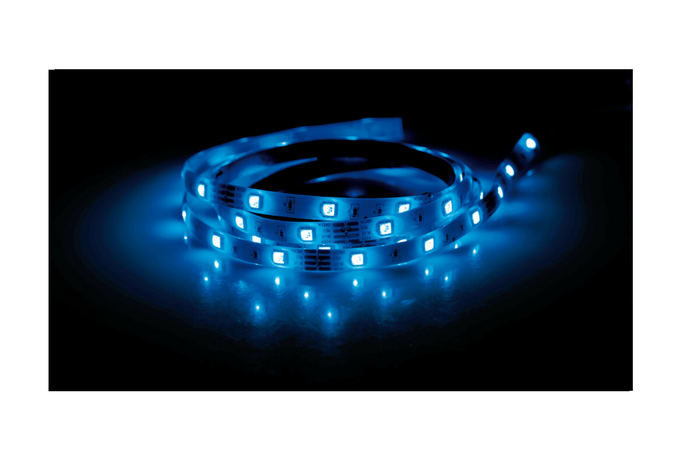Taśma LED RGB z taśmą samoprzylepną LAMPA 12/24V 200 cm