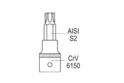 Zestaw dwunastu kluczy TORX na szynie YATO YT-04331