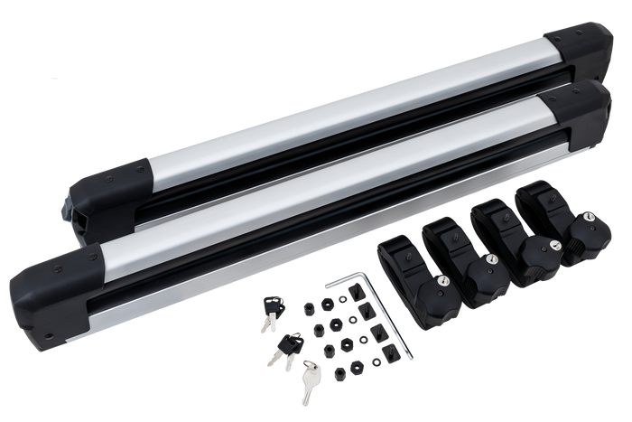 Inter Pack Frostline 6 - wysuwany aluminiowy uchwyt na 6 par nart lub 4 deski