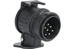 Adapter przejściówka UNITRAILER redukcja gniazda haka przyczepy 13/7 PIN