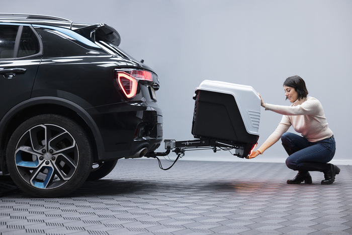 Towbox Alpha classic grey - box bagażowy montowany na hak