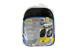 Poduszka oddychająca na siedzenie LAMPA Taxi Driver czarna mata na fotel samochodowy