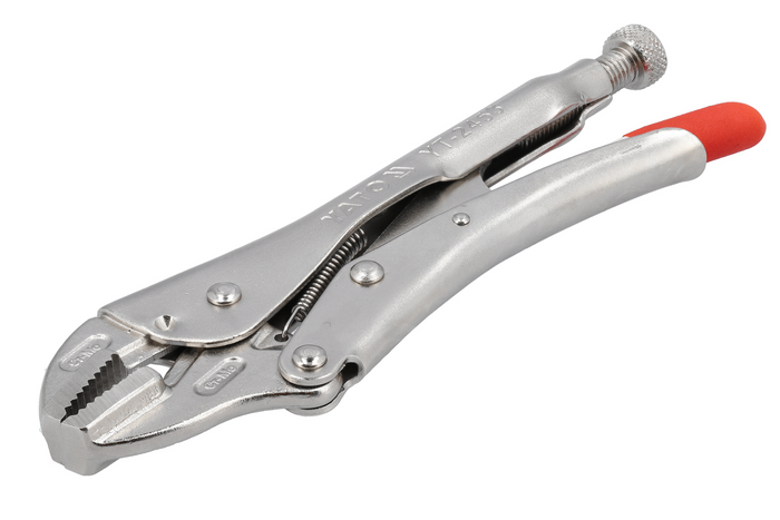 Szczypce zaciskowe krótkie YATO YT-2453 szczęki proste 250mm